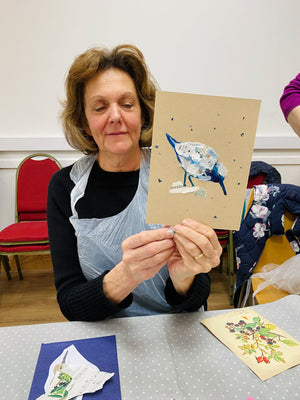 Create a Small Ephemera Collage Bird Class 2hrs