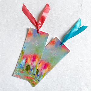 Bookmark Meadow's Bloom | Floral Abstract Bookmark