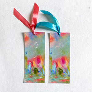 Bookmark Meadow's Bloom | Floral Abstract Bookmark