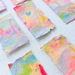 Little Gems | Tiny Abstract Paintings on Paper