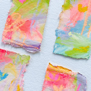 Little Gems | Tiny Abstract Paintings on Paper