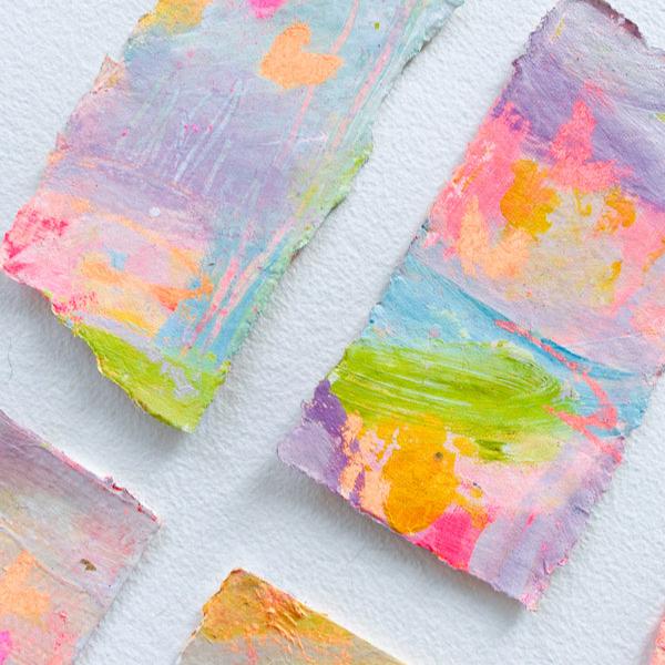 Little Gems | Tiny Abstract Paintings on Paper