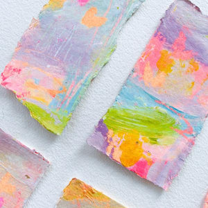 Little Gems | Tiny Abstract Paintings on Paper