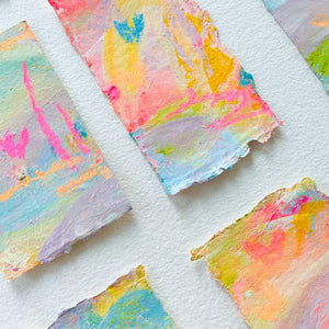 Little Gems | Tiny Abstract Paintings on Paper