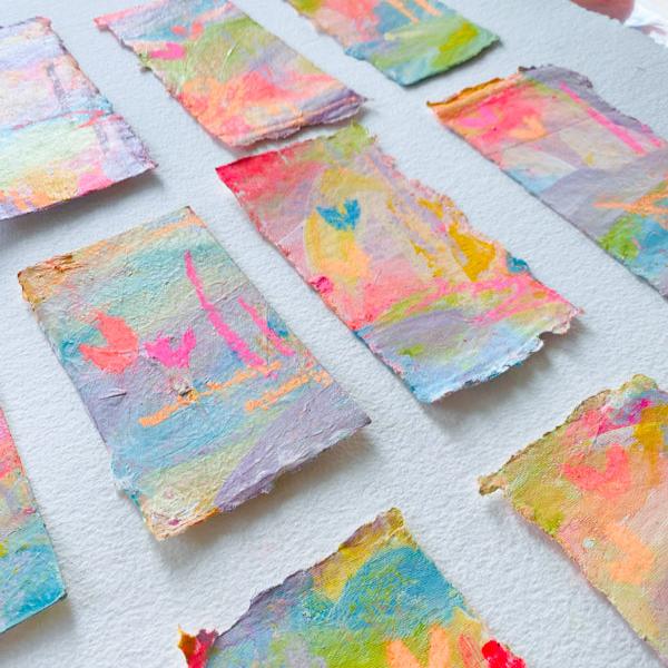 Little Gems | Tiny Abstract Paintings on Paper