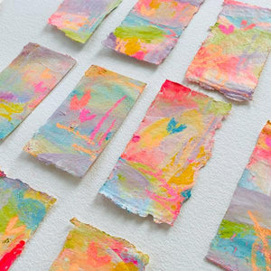 Little Gems | Tiny Abstract Paintings on Paper