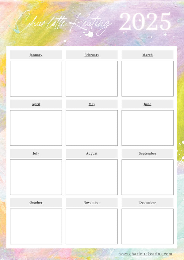 Sugar & Spice FREE Annual Printable Planner Digital Download