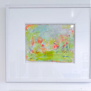 Still Moments | Framed Floral Abstract on Watercolour Paper