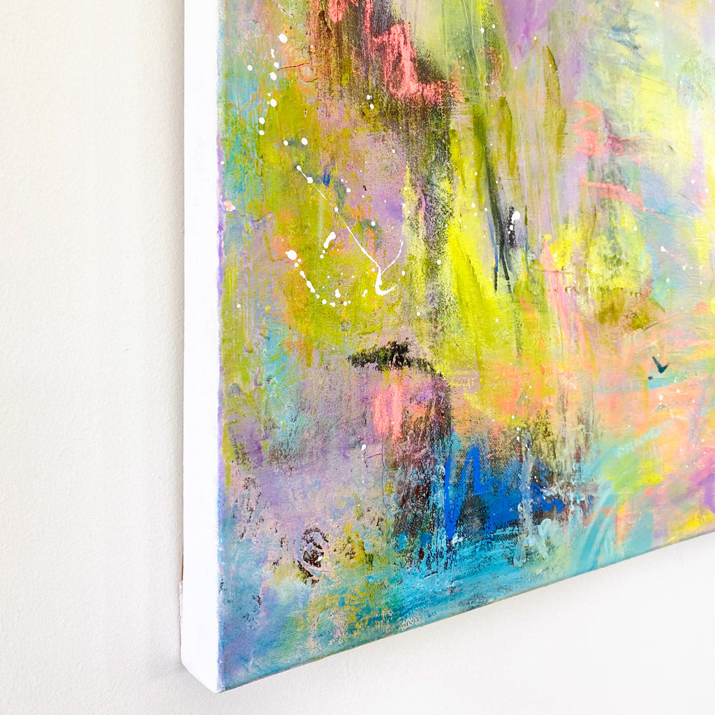 Echoes of Birdsong | Framed Acrylic Painting on Canvas