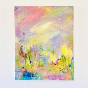 Echoes of Birdsong | Framed Acrylic Painting on Canvas