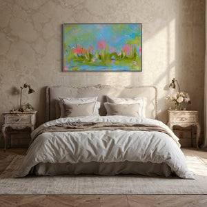 Midsummer Lilies | Acrylic Painting on Canvas