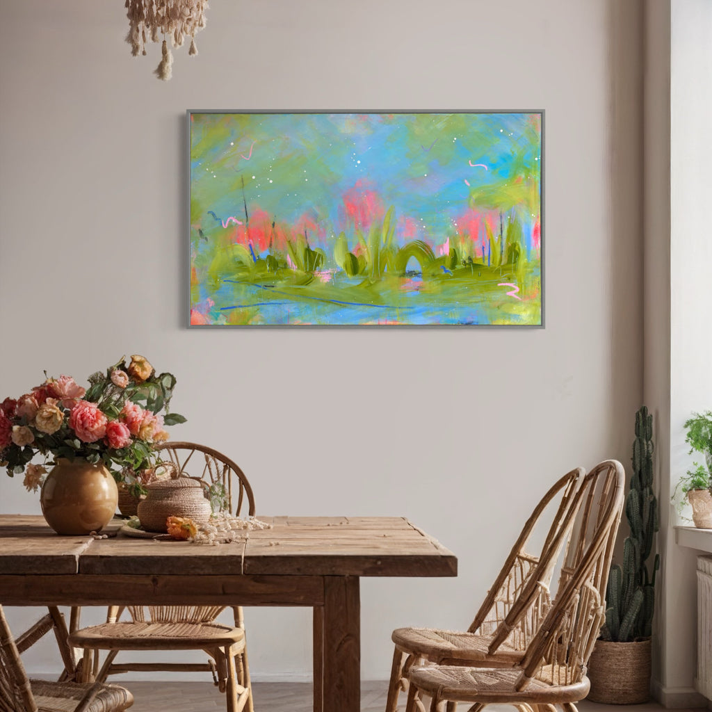 Midsummer Lilies | Acrylic Painting on Canvas