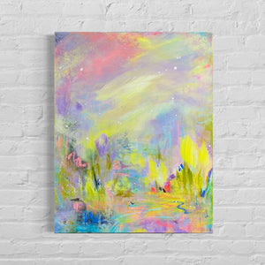 Echoes of Birdsong | Framed Acrylic Painting on Canvas