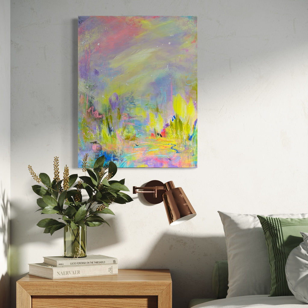 Echoes of Birdsong | Framed Acrylic Painting on Canvas