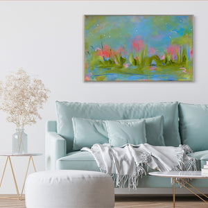 Midsummer Lilies | Acrylic Painting on Canvas