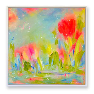 Meadow's Bloom | Framed Acrylic Painting on Canvas