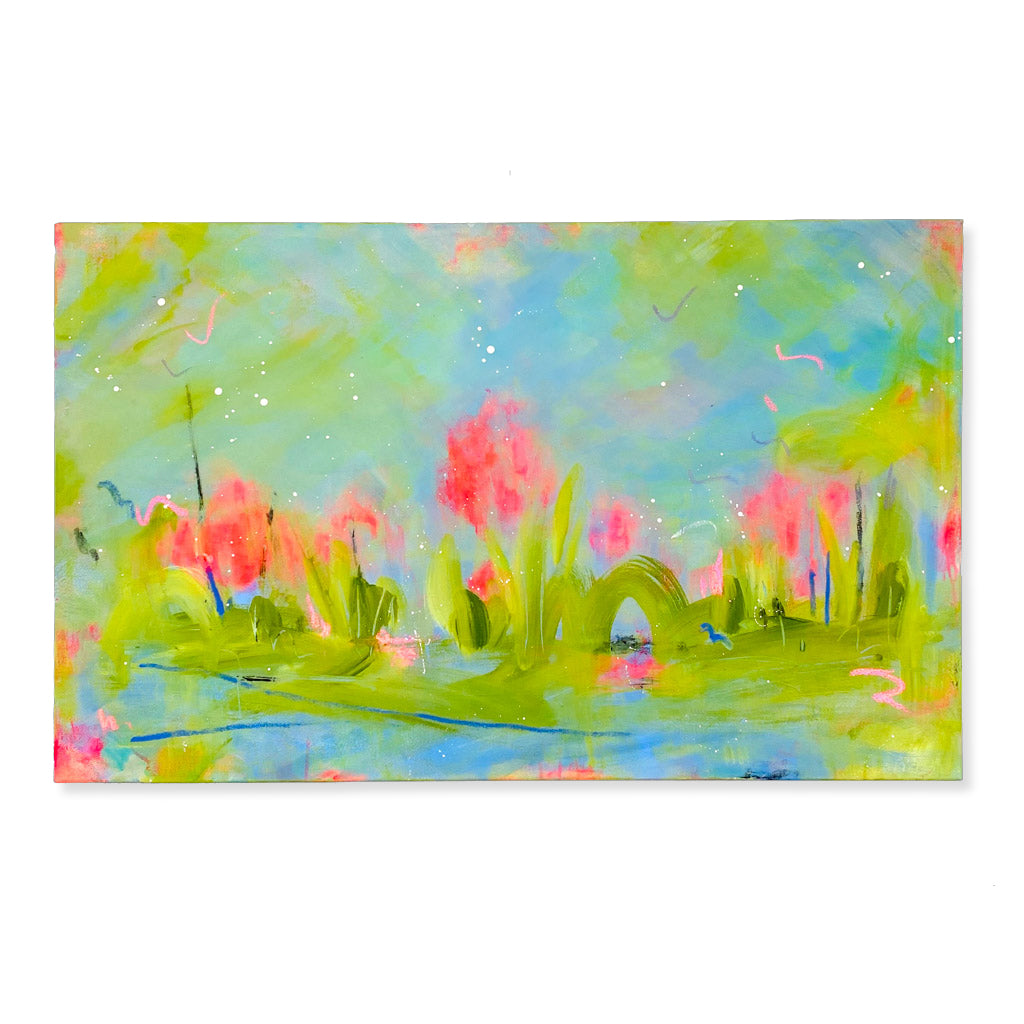 Midsummer Lilies | Acrylic Painting on Canvas