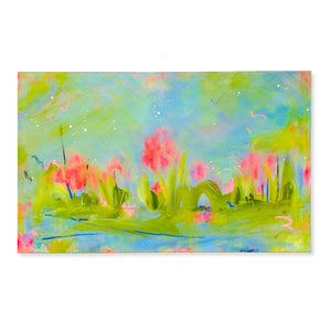 Midsummer Lilies | Acrylic Painting on Canvas