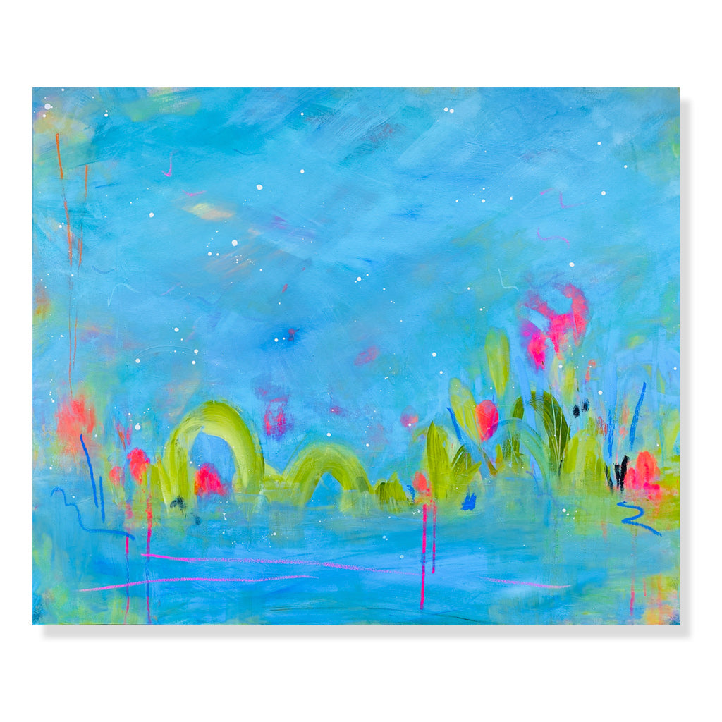 Windswept Lagoon | Acrylic Painting on Canvas